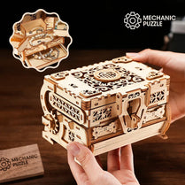 3D Wooden Jewelry Box Puzzle