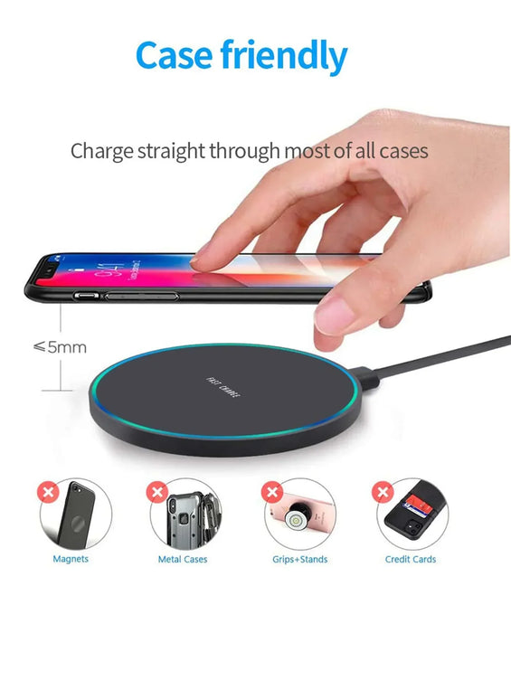 200W Fast Wireless Charger Pad